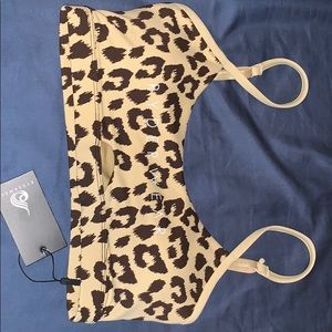 NWT Ryderwear animal print sports bra